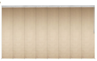 Osweald 8-Panel Track Extendable Vertical Blinds 130-175"W
