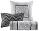 Madison Park Laurel 7 Piece Tufted Comforter Set in Black