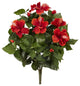 20" Hibiscus Artificial Plant, Set of 4