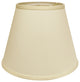 16" Ivory Empire Deep Slanted No Slub Lampshade