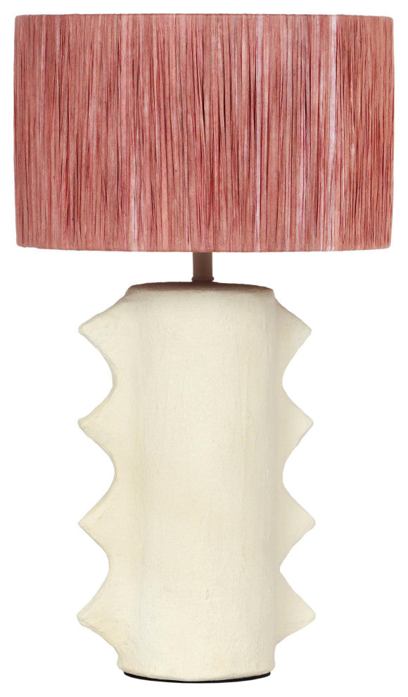 Wild Thing Papier Mache Table Lamp