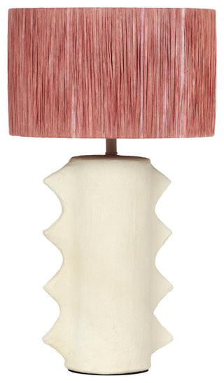 Wild Thing Papier Mache Table Lamp
