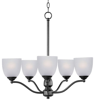 Maxim 10065FT Stefan 5 Light 25"W Chandelier - Black