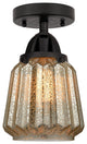 INNOVATIONS LIGHTING 288-1C-BK-G146-LED Chatham 1 Light 6 inch Semi-Flush Mount