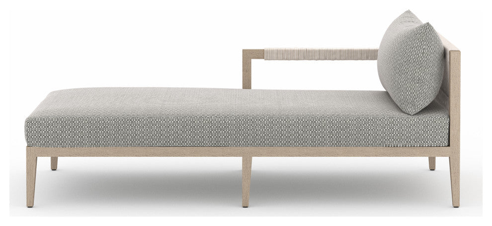 Sherwood Outdoor Laf Chaise Pc-Brwn/Ash