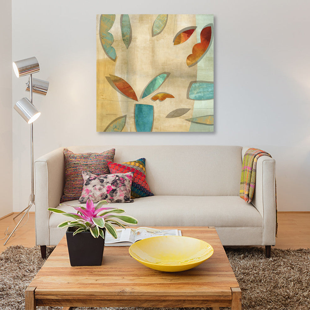 "Playful II" by Elena Baker, Canvas Print, 26"x26"