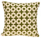 Sitara Transitional Beige Printed Pillow Cover With Poly Insert