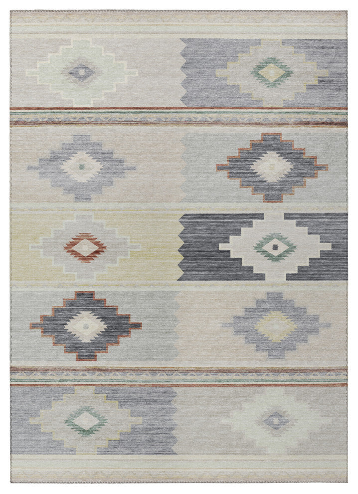 Indoor/Outdoor Phoenix PH1 Ivory Machine Washable 10' x 14' Rug