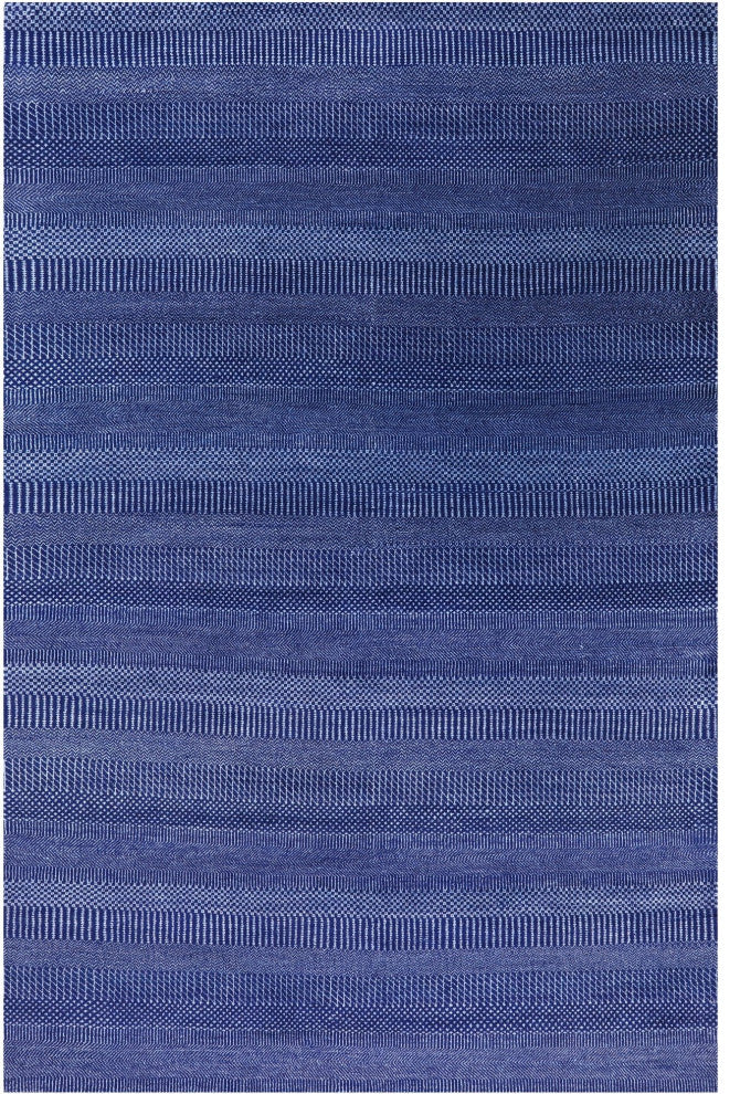 5' 11" X 9' 1" Wool and Silk Savannah Grass Handmade Rug Q11389