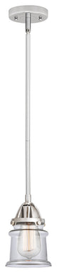 Small Canton Mini Pendant, Polished Chrome, Clear, Clear