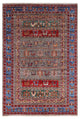 Handmade Persian Gabbeh Tribal Wool Rug 4' 4" X 6' 4" Q9984