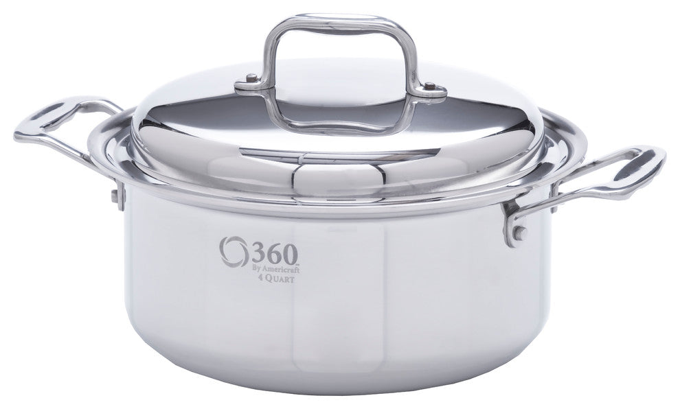 360 Cookware 4 Quart Stock Pot