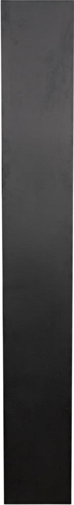 Matte Black Metal Traditional Floor Lamp