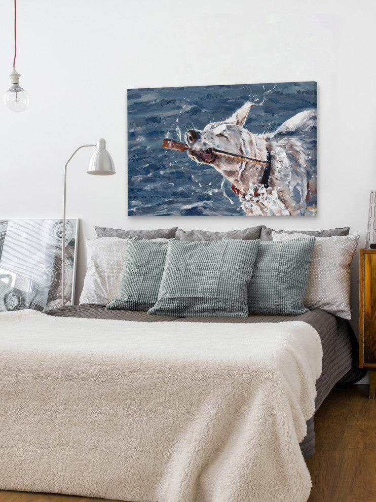 "Wiggles Day Out" Painting Print on Wrapped Canvas, 36x24
