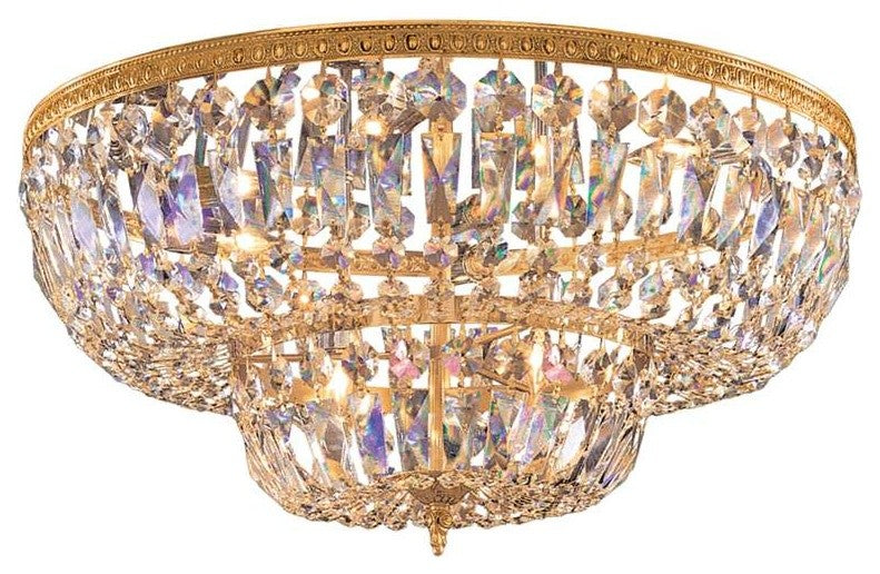 Crystorama Richmond Flush Mount - Swarovski Spectra Crystal Basket