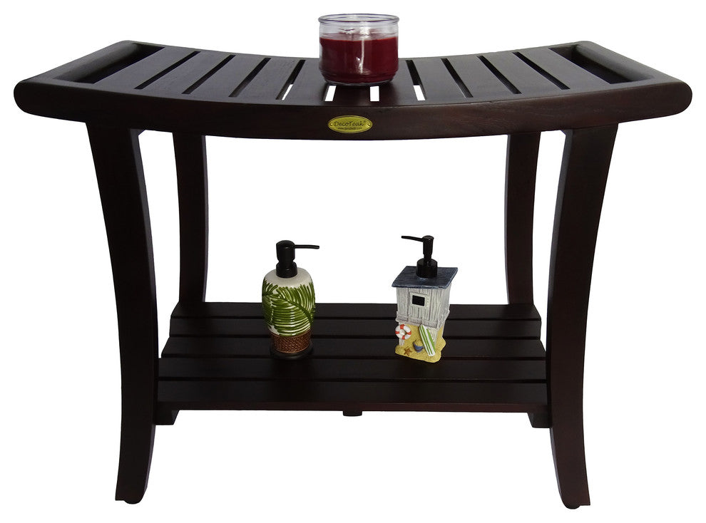 Harmony Eastern Style Shower Bench With LiftAid Arms, 30"x23"