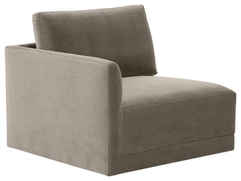Willow Taupe LAF Corner Chair