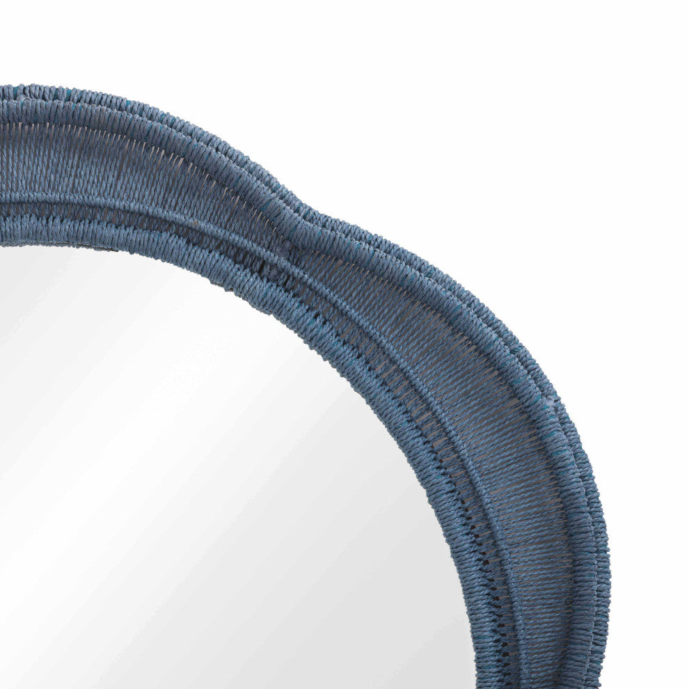 Zeva Wall Mirror, Blue