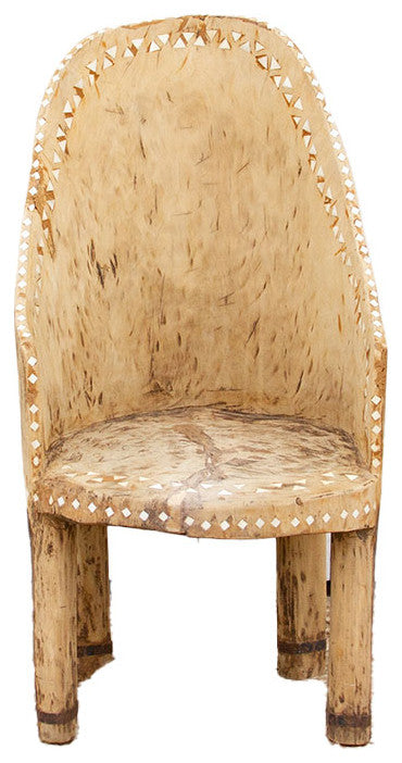 Antique Mother of Pearl Inlay Naga Chair