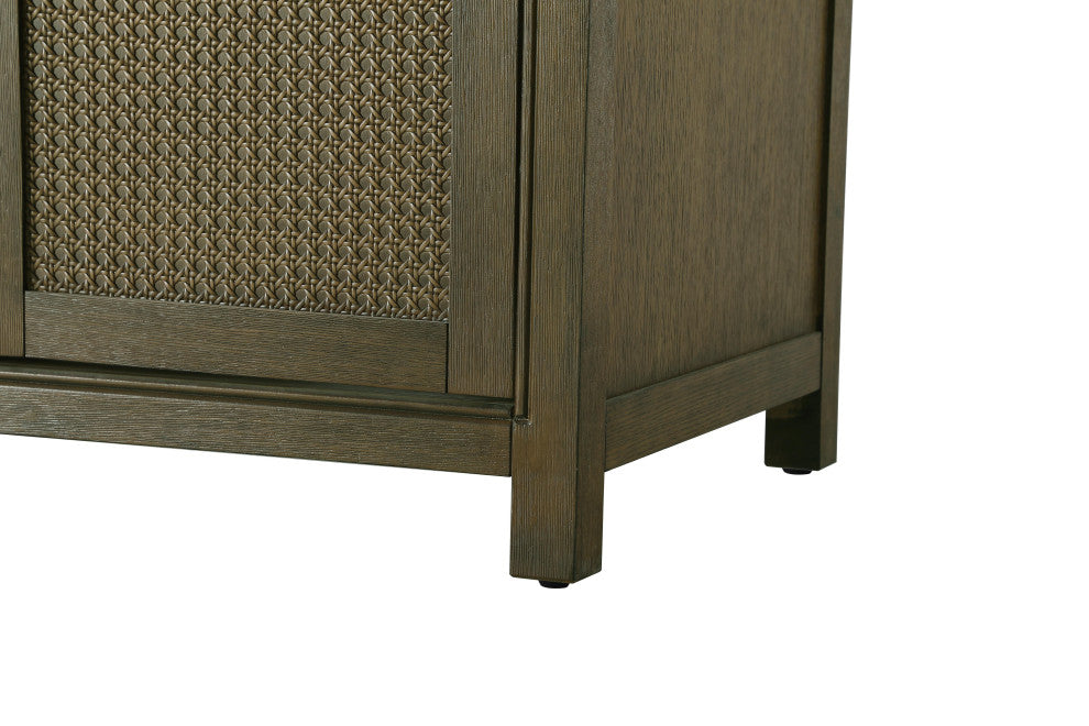 Home Living 54" Double Bathroom Vanity, Hazel Oak