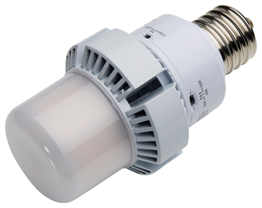 35W, A-Plus 28, LED, CCT Selectable andWage Selectable, Extended Mogul Base