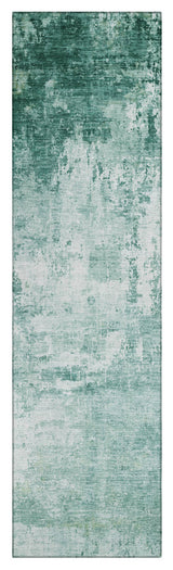 Machine Washable Indoor/Outdoor Chantille ACN1766 Aqua 2'3" x 7'6" Runner Rug