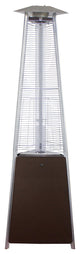 Az Patio Heaters Commercial Glass Tube Patio Heater, Hammered Bronze