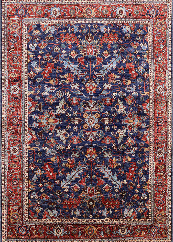 Ahgly Company Indoor Rectangle Mid-Century Modern Area Rugs, 5' x 8'