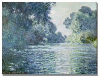 Claude Monet 'Branch of the Seine near Giverny' Canvas Art, 35x47
