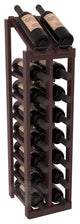 2 Column 8 Row Display Top Kit, Redwood, Walnut Stain, Satin Finish