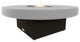 Circular Fire Pit Table, 48 D, Propane, Hilltop Grey Top, Bronze