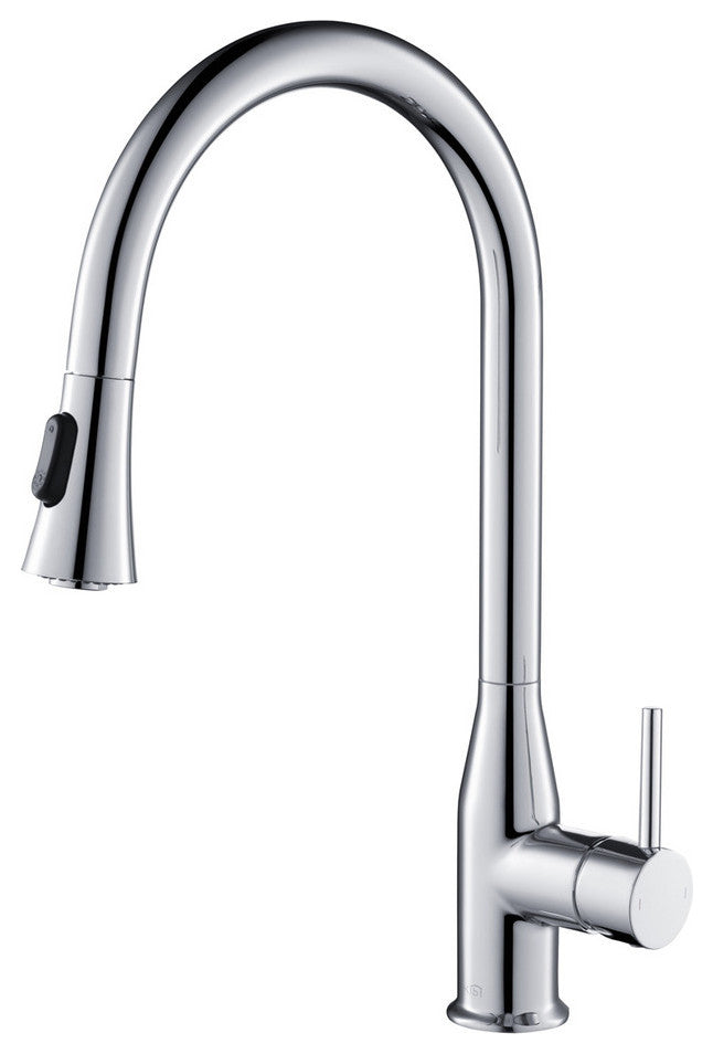 Napa Single Handle Pull Down Faucet, Chrome, Without Soap Dispenser