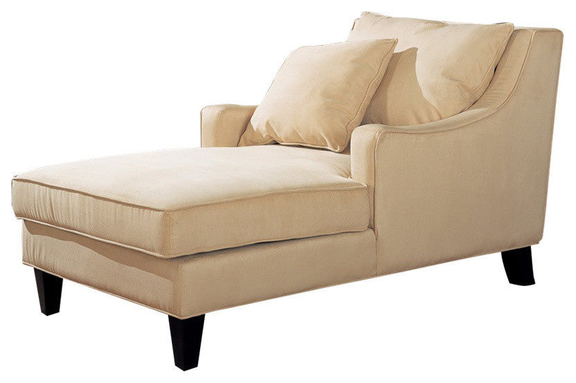 Debonairly Classy Chaise, Beige