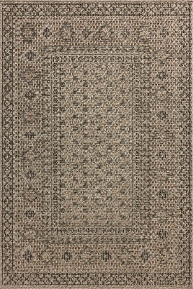 Chris Loves Julia x Loloi Providence Dove / Charcoal 6''-3" x 9''-2" Area Rug