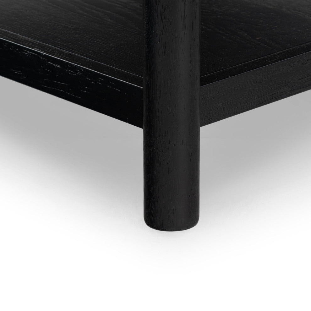 Safavieh Couture Jaylessa 1 Drawer Coffee Table, Black