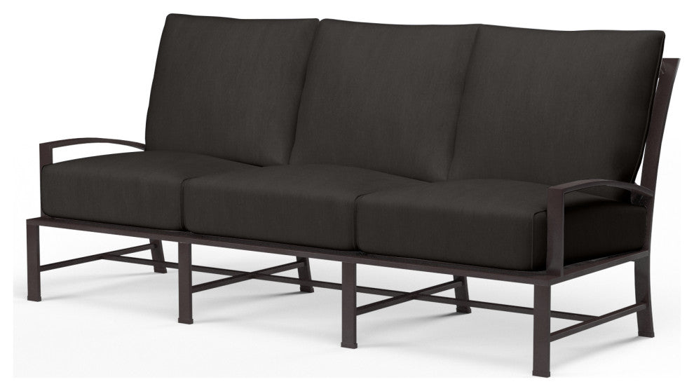 La Jolla Spectrum Carbon Durable Outdoor Comfort Sofa