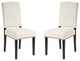 GDF Studio Stuart Dining Chair, Set of 2, Beige