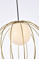 Warren 1-Light Brass Pendant