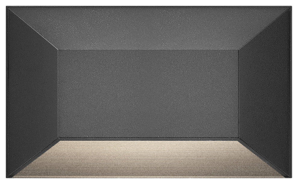 Hinkley Nuvi Medium Rectangular Deck Sconce, Black