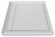 Valley Acrylic Double Threshold Acrylic Linear Drain Shower Base 48", White, 48"