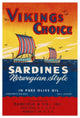 "Vikings Choise Sardines" Digital Paper Print by Retrolabel, 29"x42"
