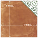 Sentier des Ocres Deco Green Porcelain Floor and Wall Tile