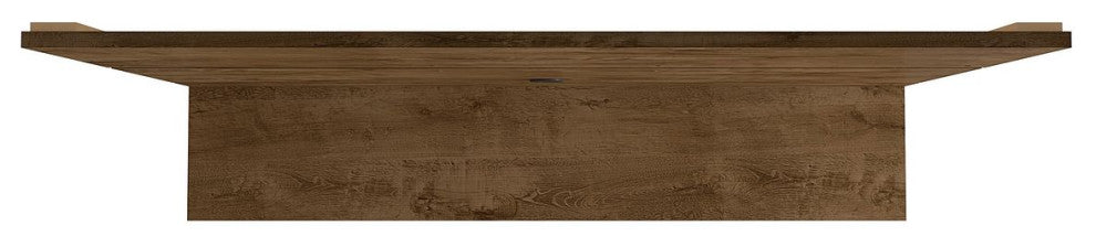 Vernon 62.99 Floating Entertainment Center in Rustic Brown