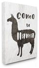 Como te Llama Funny Spanish Typography Oversized Stretched Canvas, 24"x30"