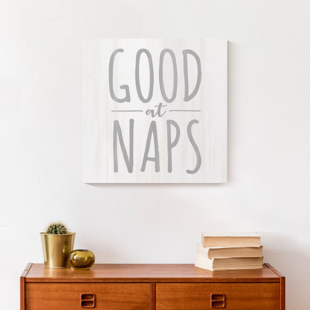 Good At Naps 16x16 Canvas Wall Art