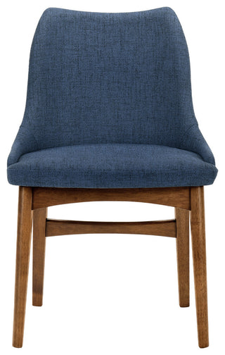 Westmont and Azalea Blue and Walnut Wood 5-Piece Dining Set