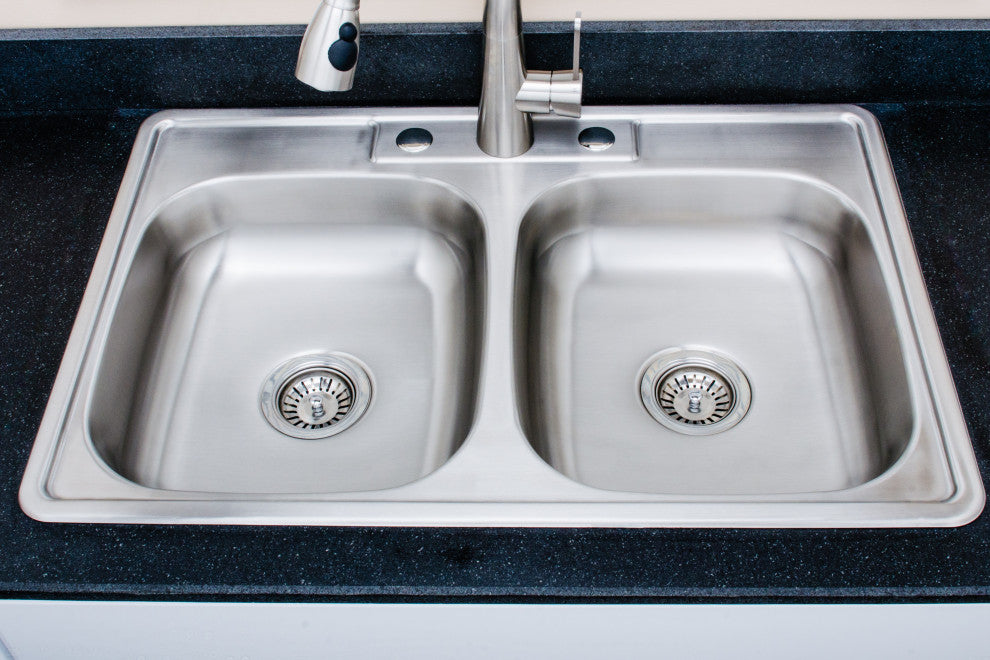 Wells Sinkware ADA Topmount Double Sink Pack, Sink Package