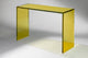 ColorBurst Acrylic Console Table, Pink, 16"d X 48"l X 32"h