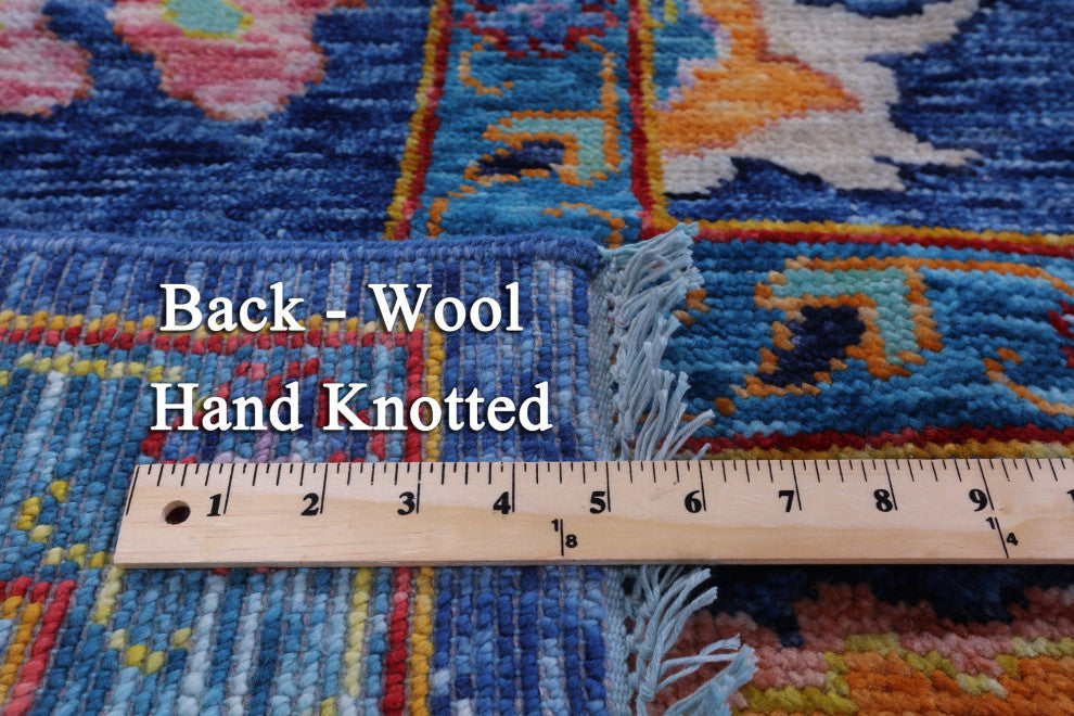 10' 0" X 13' 9" Handmade Turkish Oushak Wool Rug - Q14780