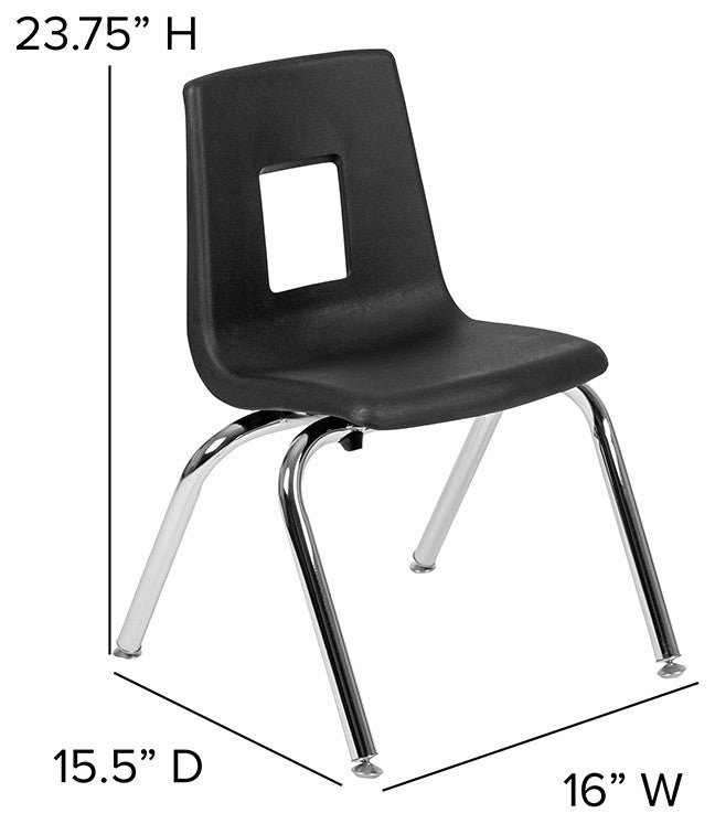 86" Oval Wave Activity Table Set with 14" Student Stack Chairs, Grey